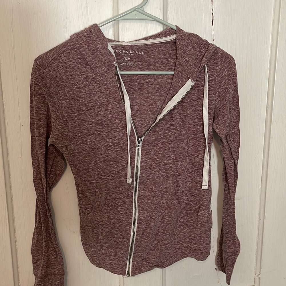 light purple zip up